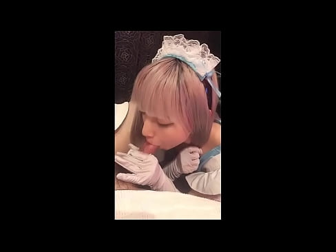❤️ Japanski idol [mayuka], kostim francuske služavke, 1. dio, pušenje i drkanje losionom ️❌ Ključe kod nas ❌️